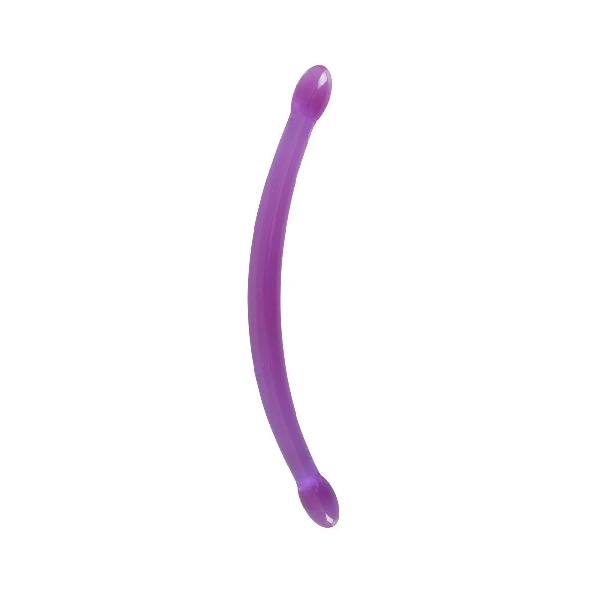Dildo doppio morbido viola 44 cm