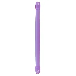 Dildo doppio morbido viola 44 cm