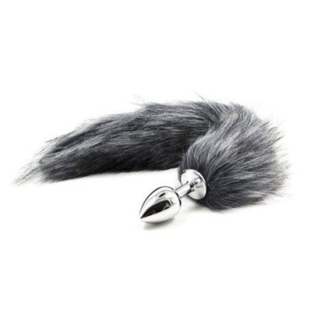 Plug anale con coda Fox Tail Grigio