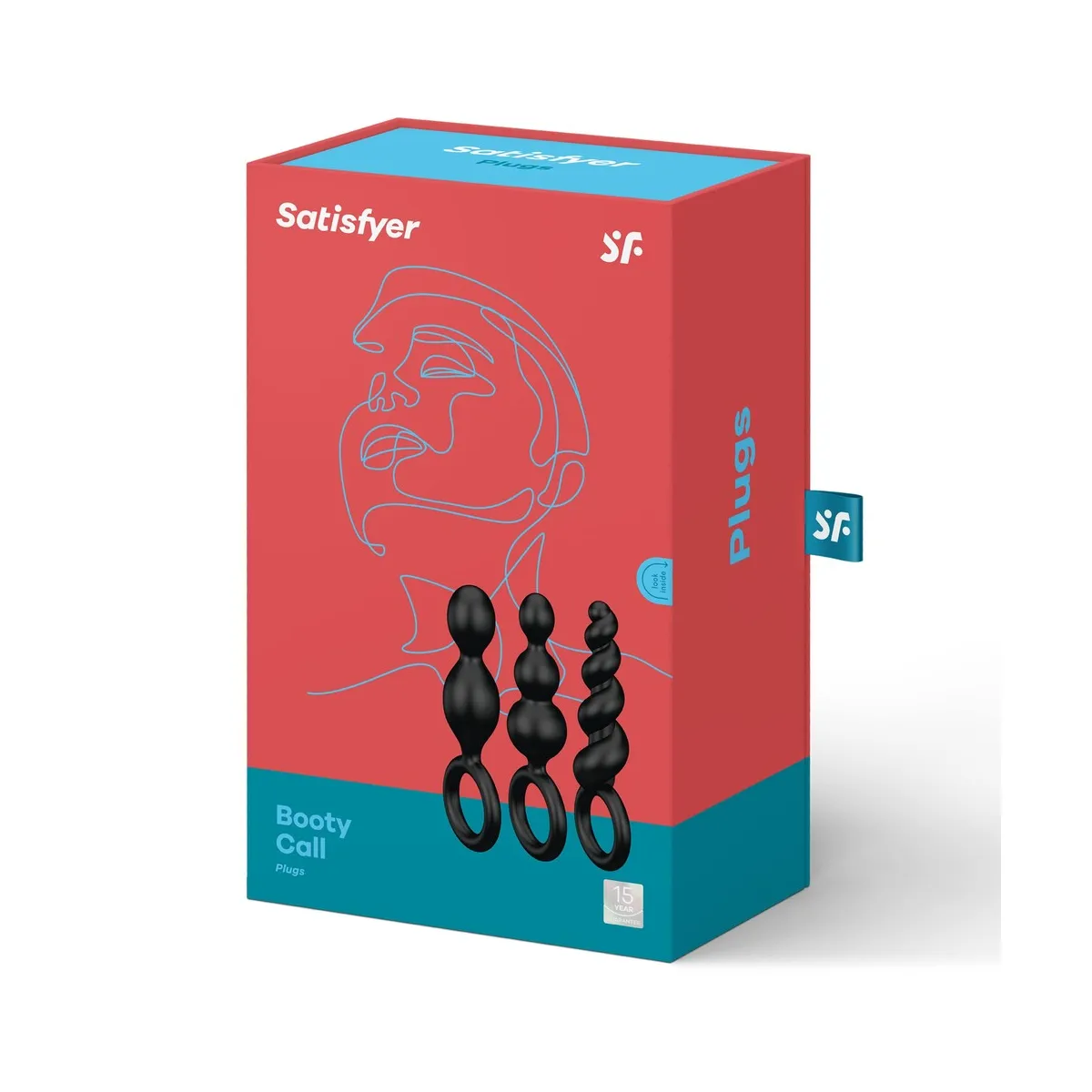 Set 3 plug anali silicone impugnatura anello