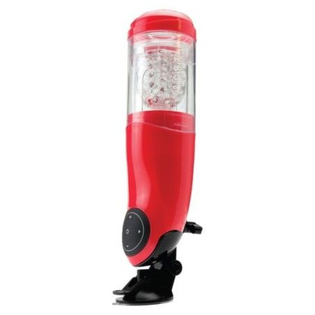 Masturbatore maschile rosso automatico