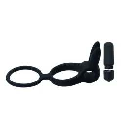 Anello pene doppio stimola clitoride Ø 3,5 cm