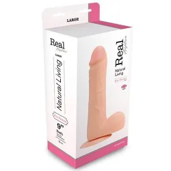 Dildo vibrante  XL telecomandato a filo 25 cm