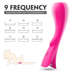 Vibratore vaginale Punto G in silicone Elys