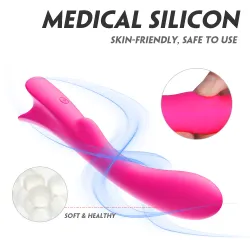 Vibratore vaginale Punto G in silicone Elys