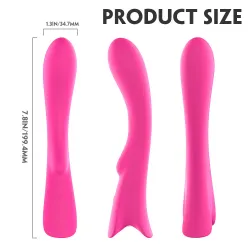 Vibratore vaginale Punto G in silicone Elys