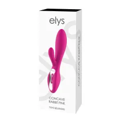 Vibratore rabbit in silicone Elys 20 cm