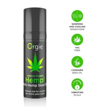 Lubrificante stimolante alla canapa 15 ml