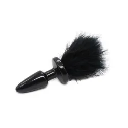 Buttplug 8 cm coda pompon Ø 3 cm