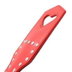 Paddle sculacciatore borchie cuore 31 cm