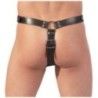 Cintura costrittiva con anelli pene nero Cintura costrittiva con anelli pene nero