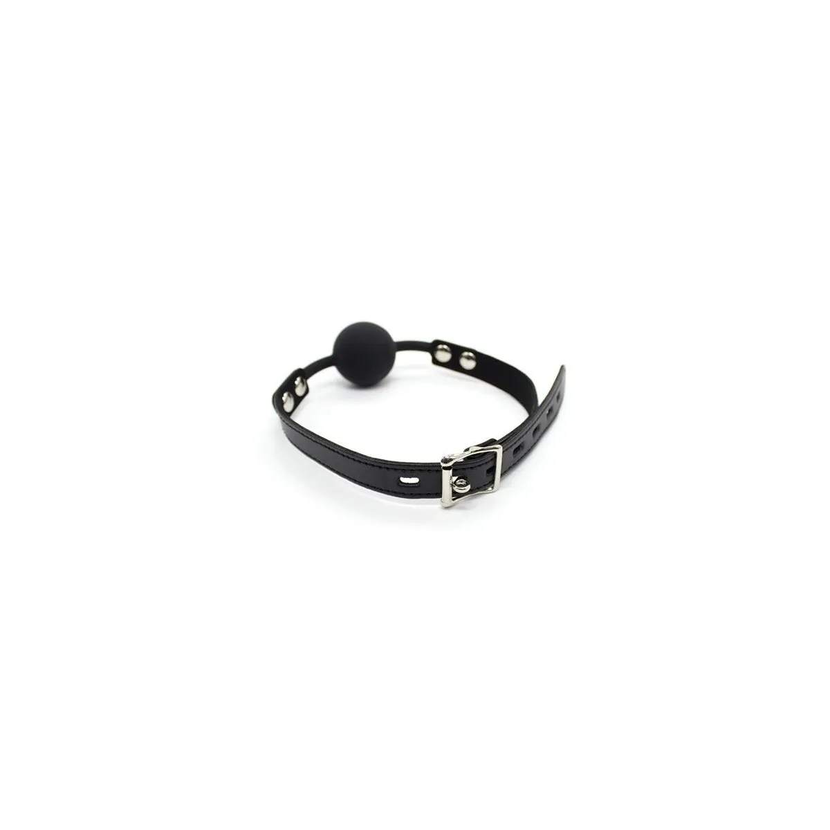 Ball gag non traspirante Ø 4,5 cm + lucchetto