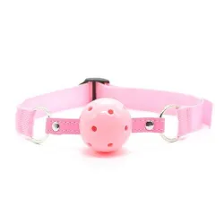 Ball Gag traspirante cinturino nylon Ø 4,5 cm