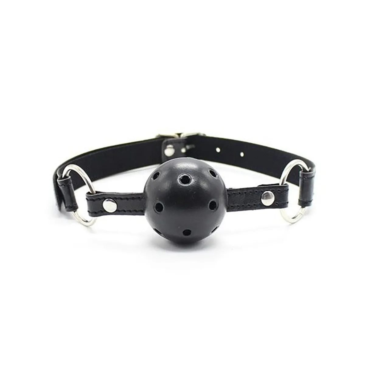 Ball gag traspirante bdsm regolabile Ø 4,5 cm