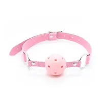 Ball gag traspirante bdsm regolabile Ø 4,5 cm