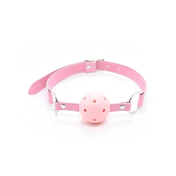 Ball gag traspirante bdsm regolabile Ø 4,5 cm
