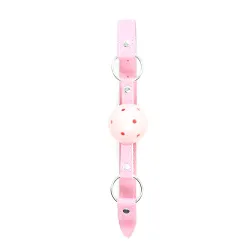 Ball gag traspirante bdsm regolabile Ø 4,5 cm