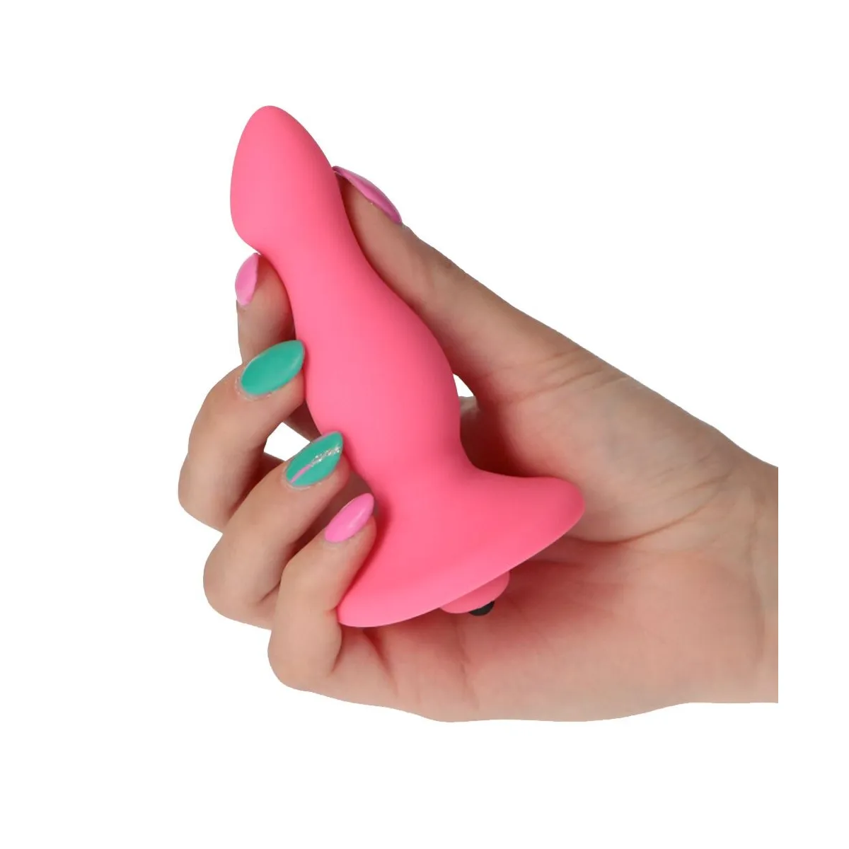 Plug Anale 10,5 cm vibrante silicone Ø 3 cm