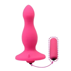 Plug Anale 10,5 cm vibrante silicone Ø 3 cm