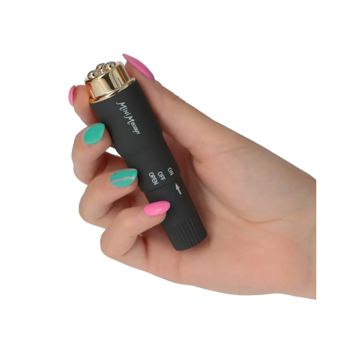 Mini stimolatore vaginale ON/OFF 4 testine