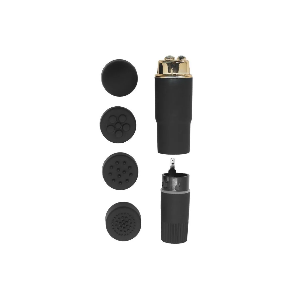 Mini stimolatore vaginale ON/OFF 4 testine