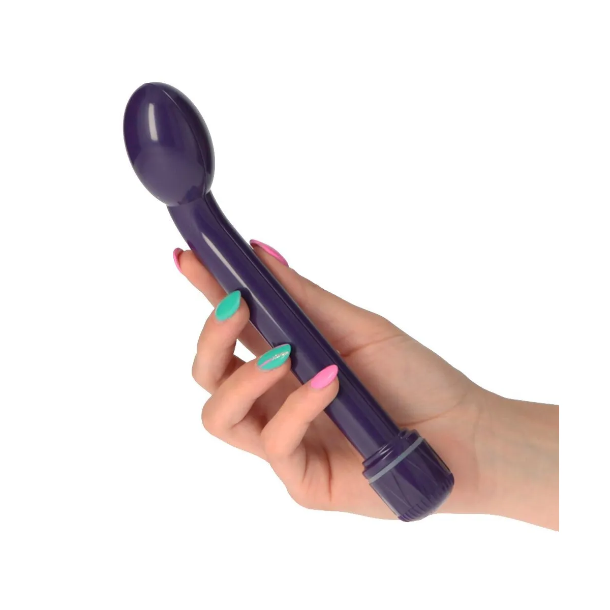 Vibratore donna con bulbo punto G da 20,5 cm