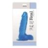 Fallo realistico jelly blu 19 cm Fallo realistico jelly blu 19 cm