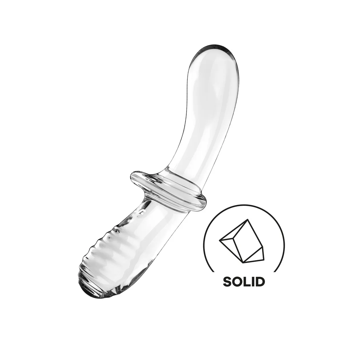 Dildo Anale vetro Double Crystal 19,5 cm
