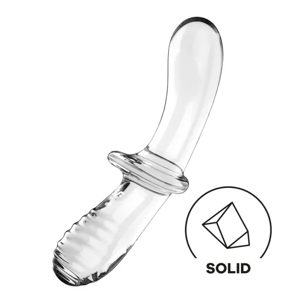 Dildo Anale vetro Double Crystal 19,5 cm