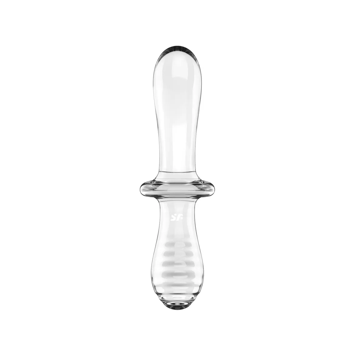 Dildo Anale vetro Double Crystal 19,5 cm