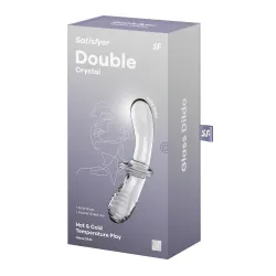 Dildo Anale vetro Double Crystal 19,5 cm Dildo Anale vetro Double Crystal 19,5 cm