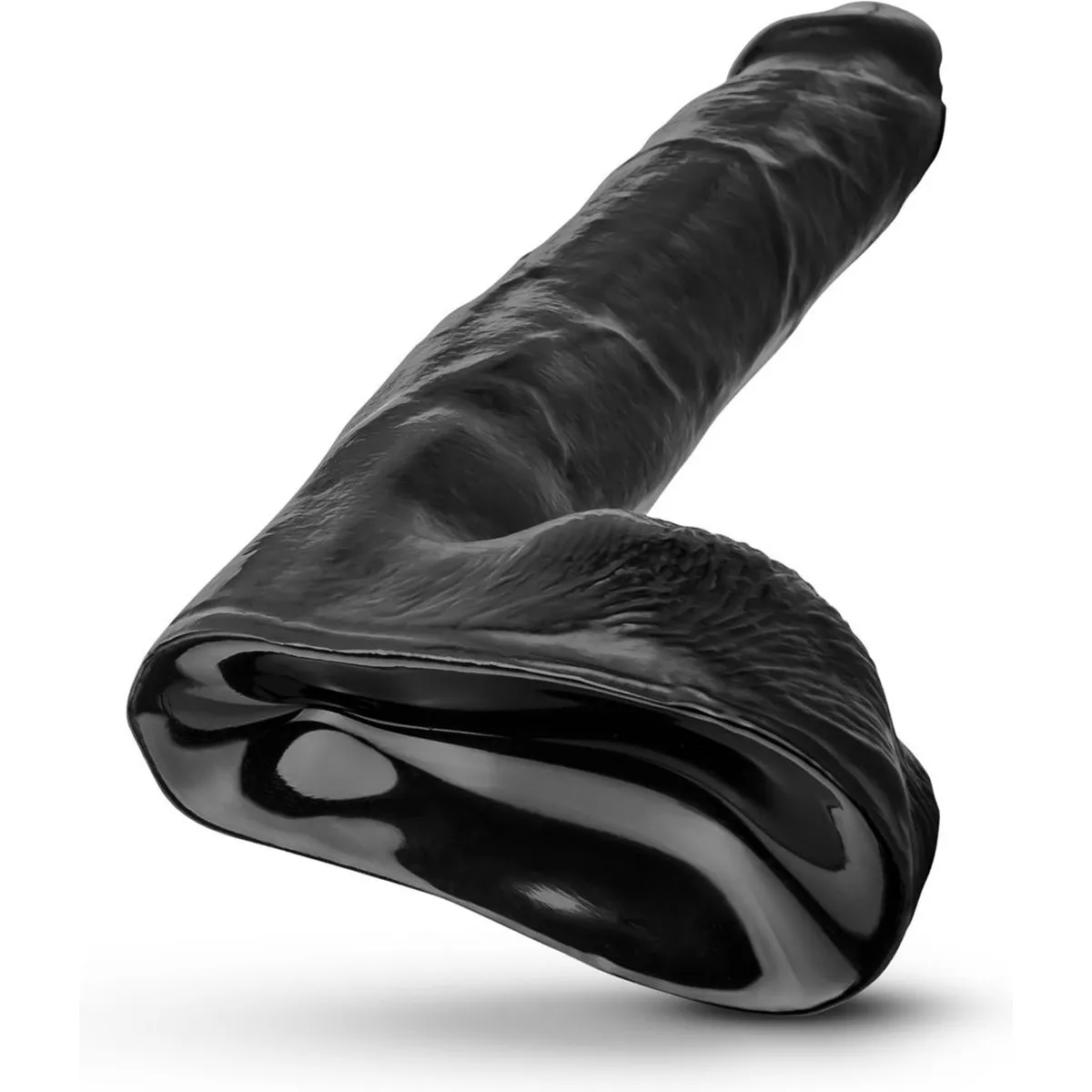 Dildo anale realistico slim all black 21 cm Dildo anale realistico slim all black 21 cm