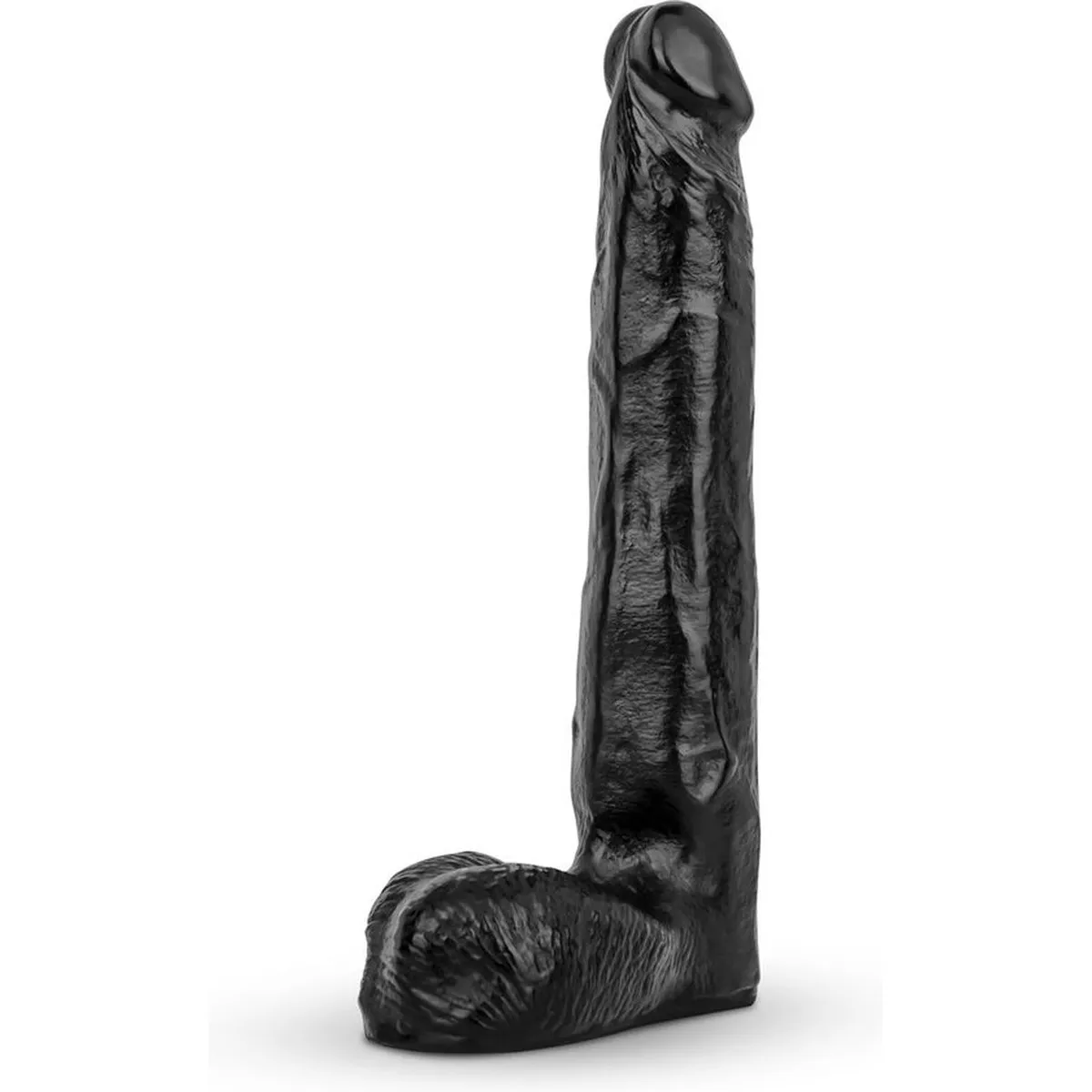 Dildo anale realistico slim all black 21 cm Dildo anale realistico slim all black 21 cm