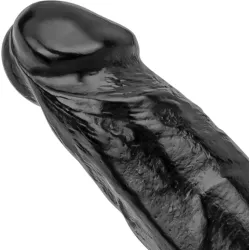 Dildo anale realistico slim all black 21 cm Dildo anale realistico slim all black 21 cm
