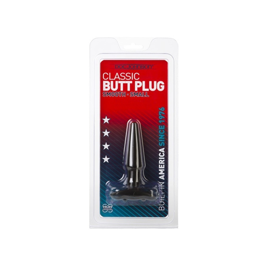 Plug anale  plugs smooth classic small black