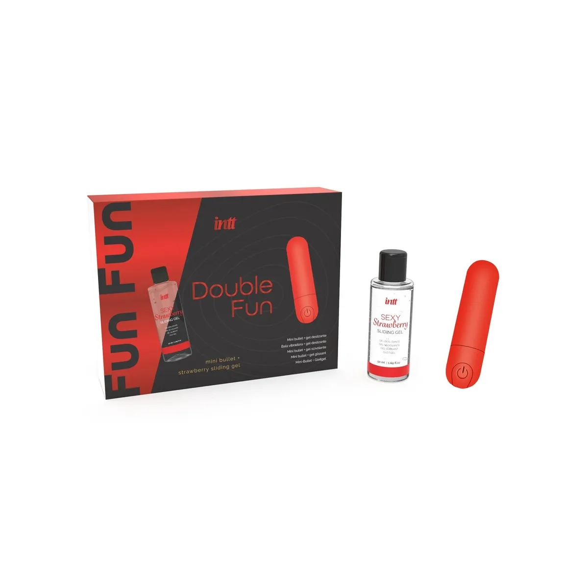 Kit Mini bullet e Lubrificante fragola 50 ml