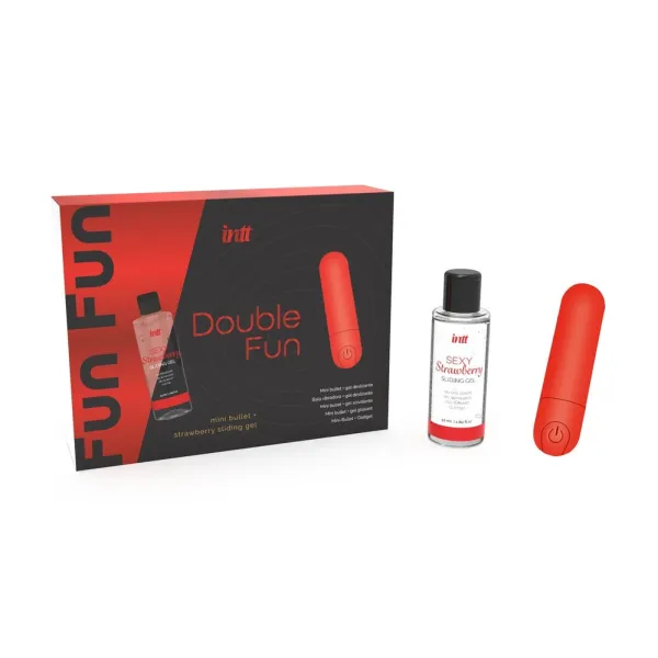 Kit Mini bullet e Lubrificante fragola 50 ml