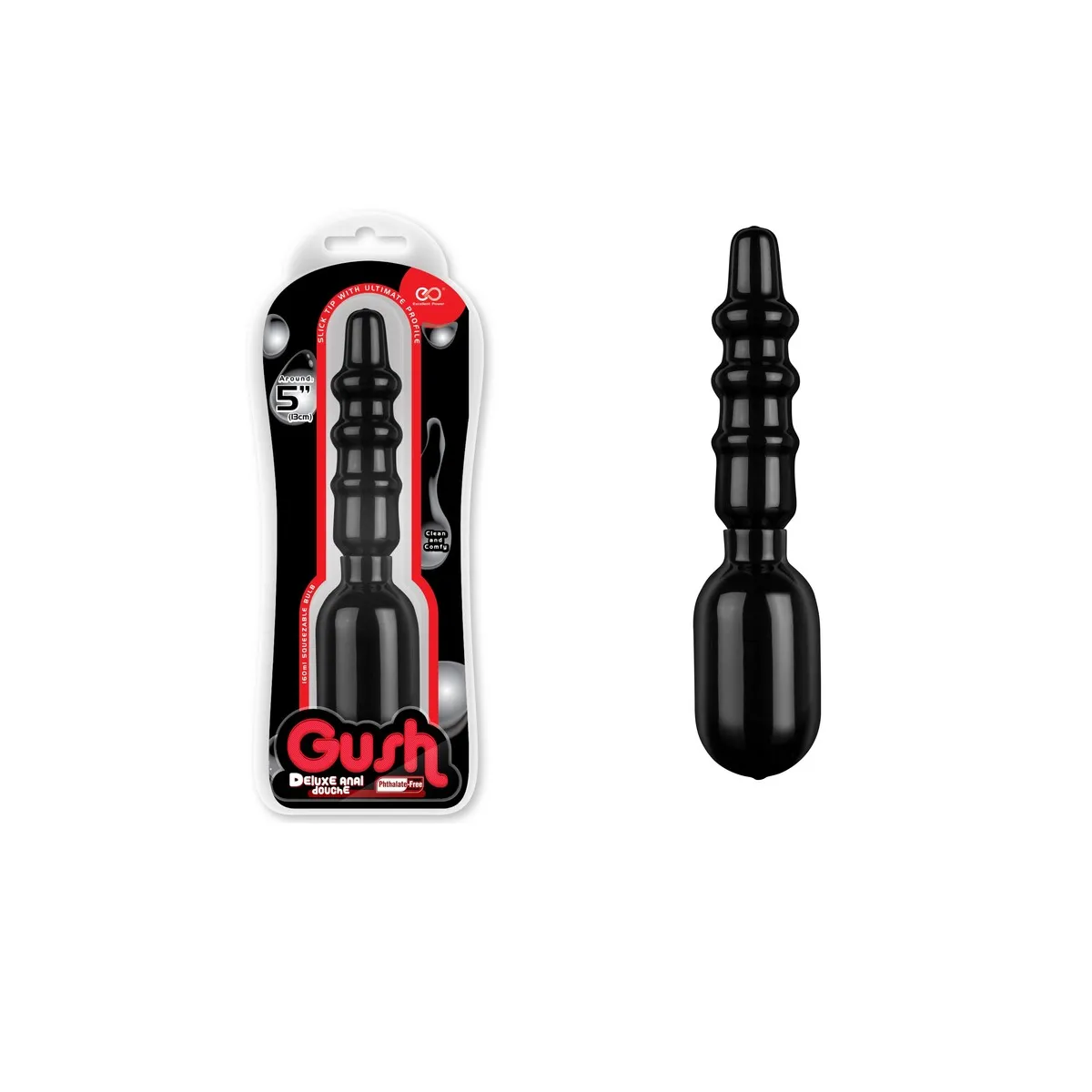 Doccia Anale con 3 rilievi stimolanti Doccia Anale con 3 rilievi stimolanti