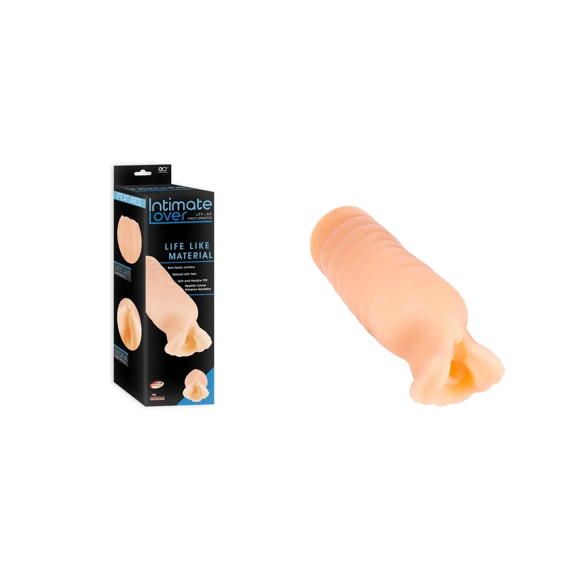 Masturbatore uomo vagina realistica 16 cm