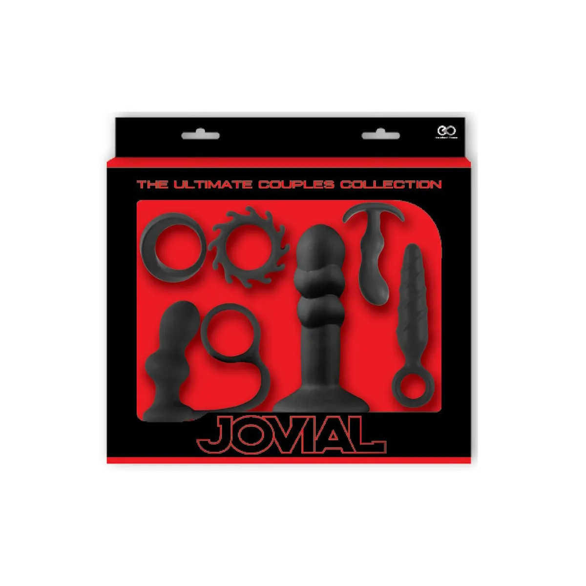 Kit di coppia 6 pz Jovial nero