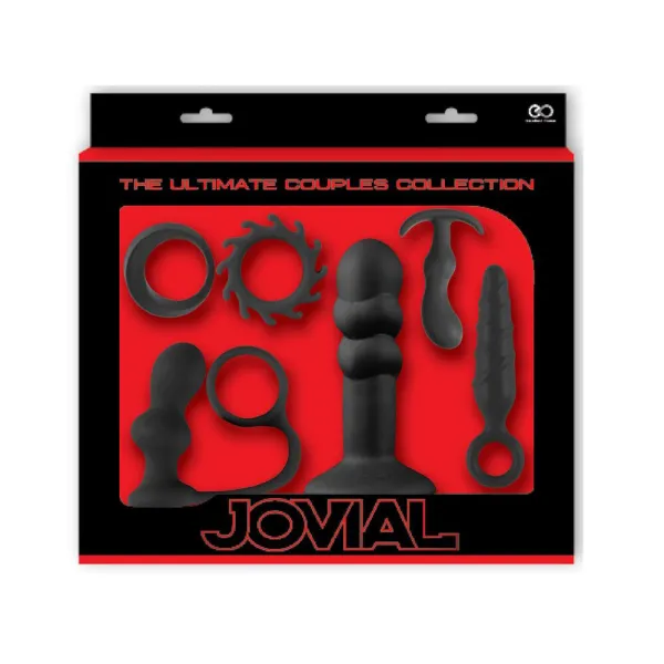 Kit di coppia 6 pz Jovial nero