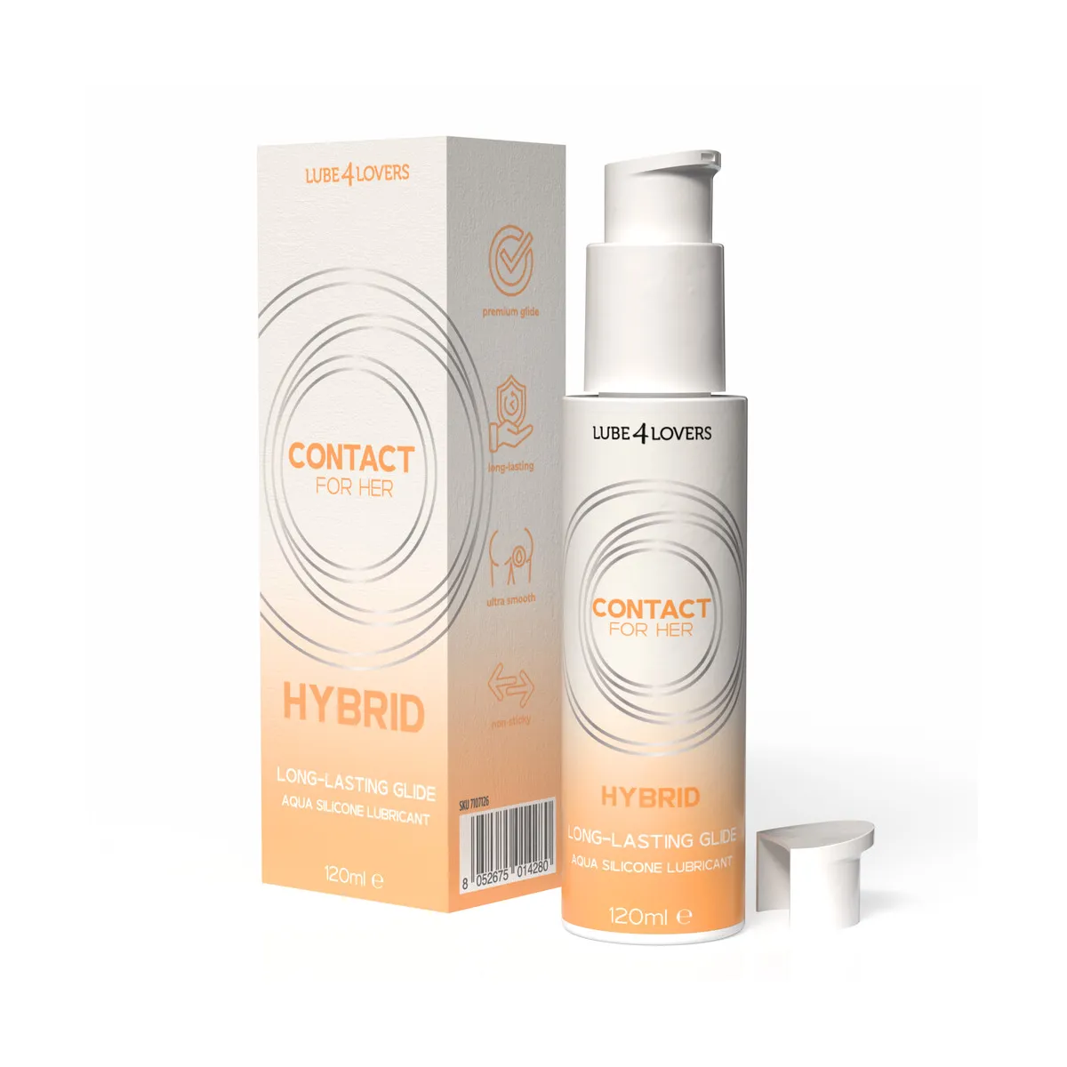 Lubrificante Anale per lei ibrido 120 ml