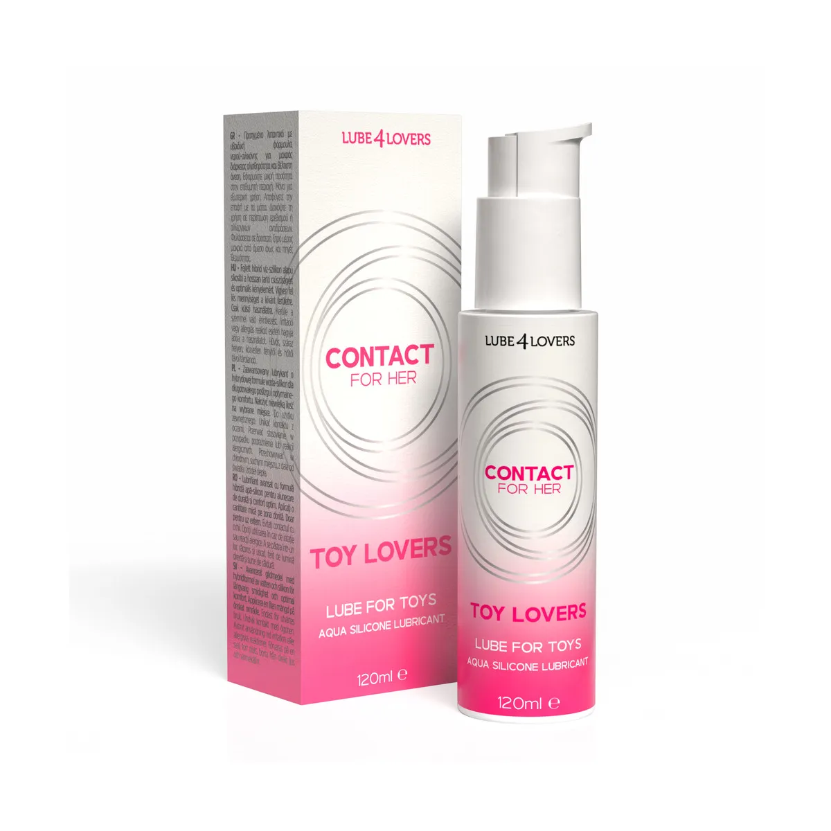 Lubrificante donna ibrido per Sex Toys 120 ml