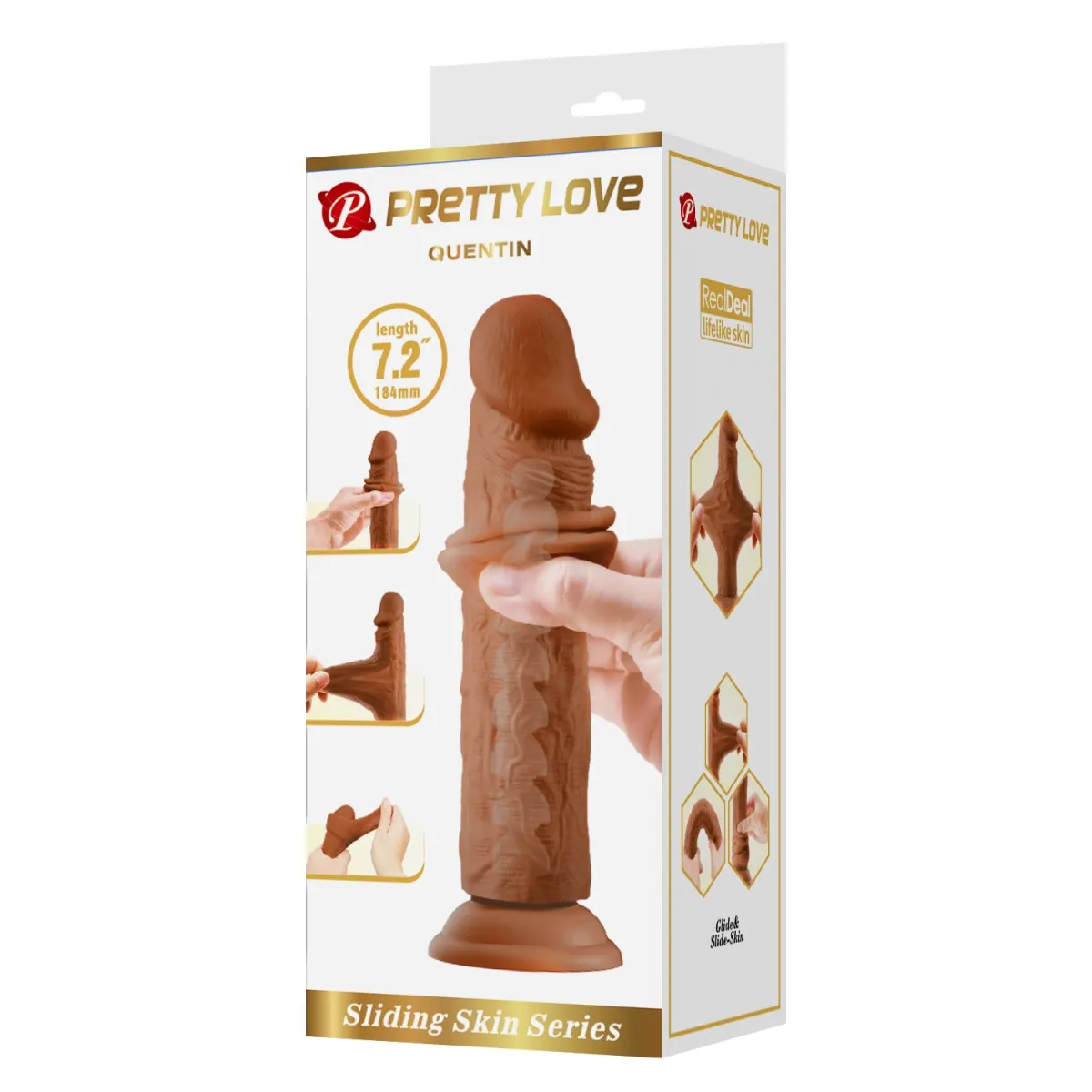 Dildo Realistico Kindin real skin 18,4 cm