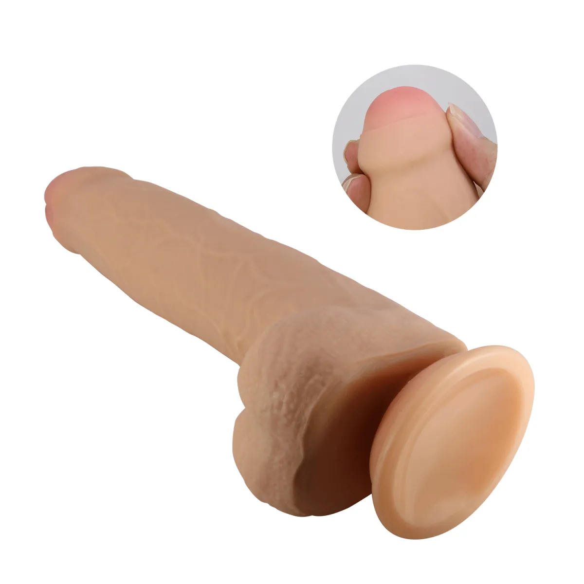 Dildo Realistico in Sliding skin Smaug 23 cm