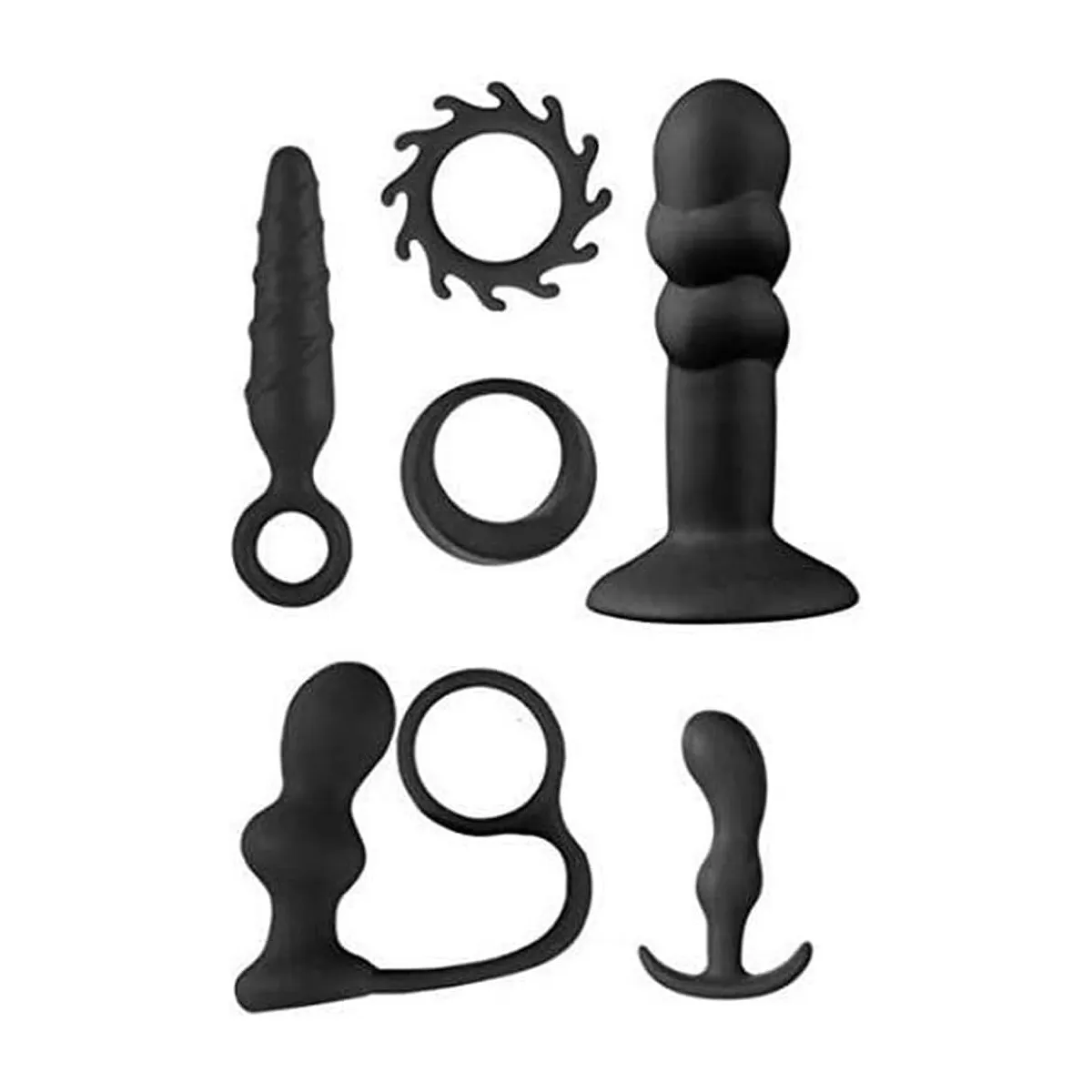 Kit di coppia 6 pz Jovial nero