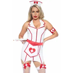 Costume da sexy Infermiera daring 4 pz Costume da sexy Infermiera daring 4 pz