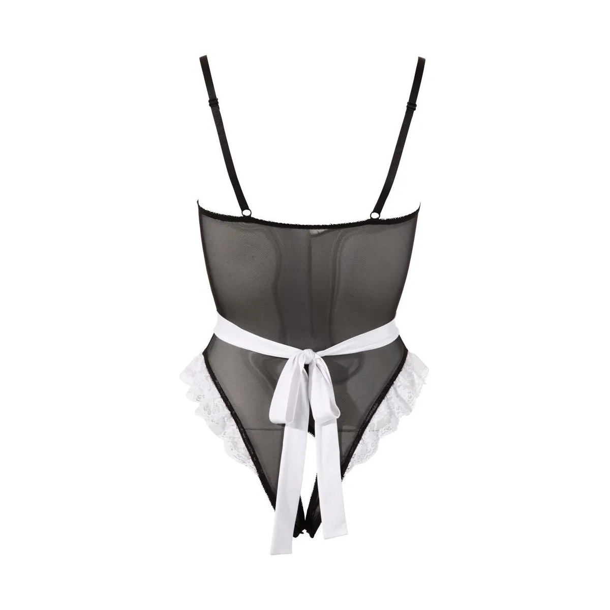 Costume a body cameriera Sexy 3 pz