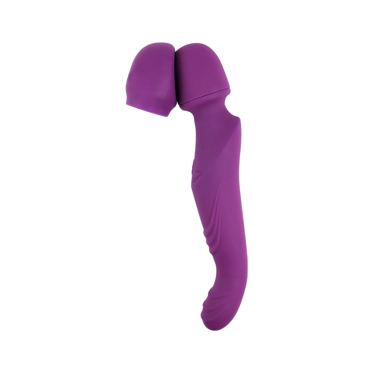 Vibratore Wand con succhia clitoride viola