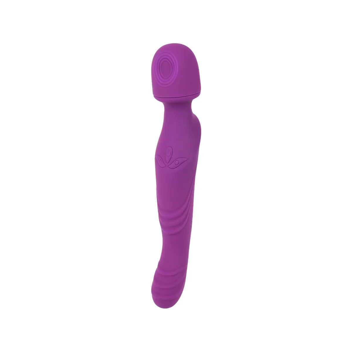 Vibratore Wand con succhia clitoride viola